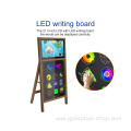 21.5" standing lcd signage with led writting board
